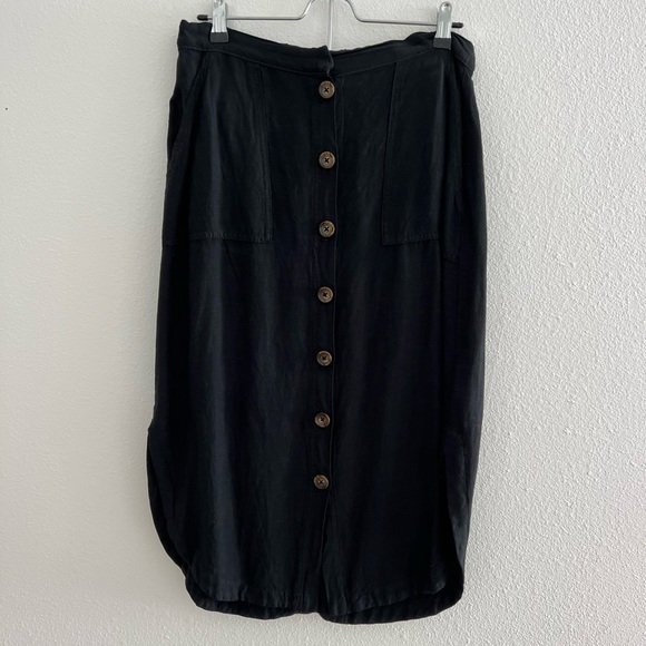Anthropologie button down skirt size 8 - Picture 2 of 4